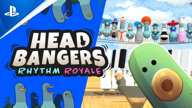 Headbangers: Rhythm Royale - Launch Trailer | PS5 & PS4 Games