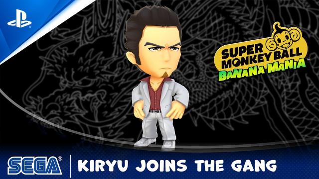 Super Monkey Ball Banana Mania - Kiryu Character Reveal (Yakuza Series) | PS5, PS4