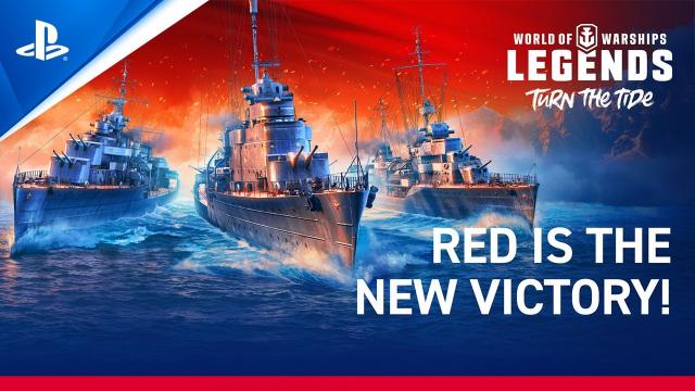 World of Warships: Legends – Red is the new Victory! | PS5, PS4