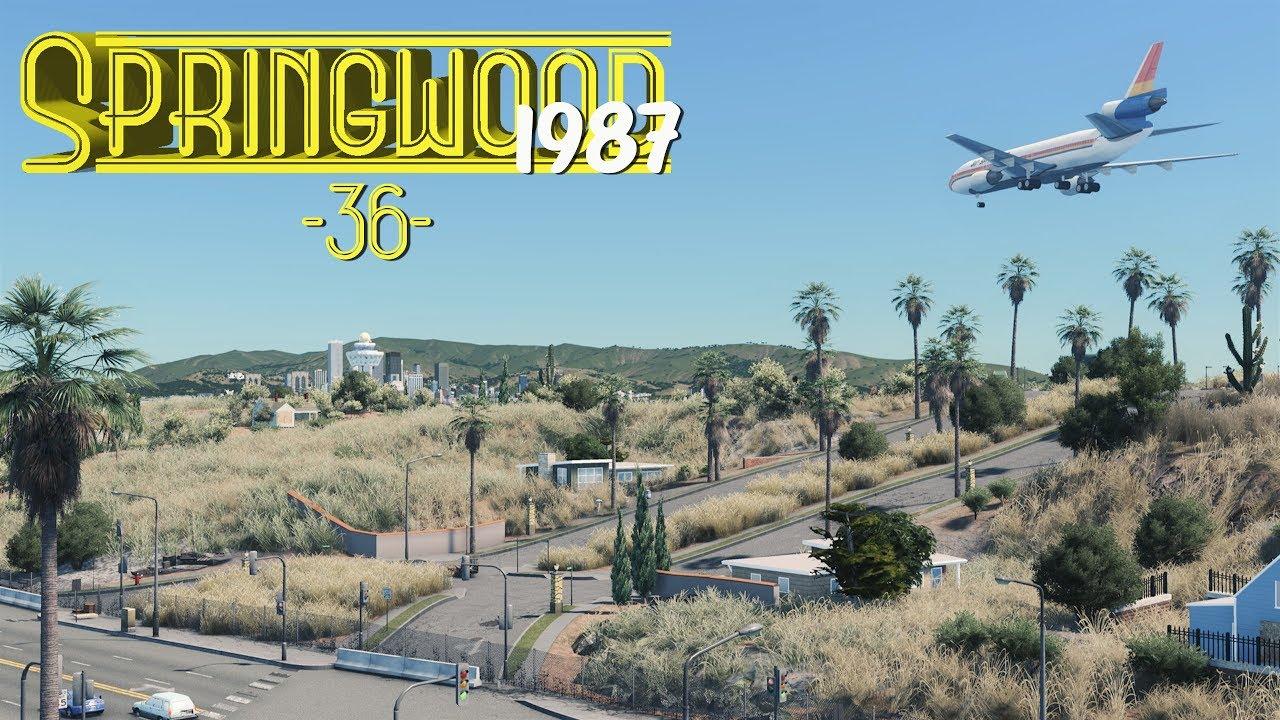 Cities Skylines: Springwood Flight Path Problems - EP36 -