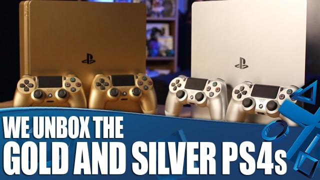 Silver and Gold PS4 Unboxing