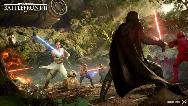 The Battle of Ajan Kloss - Star Wars Battlefront 2 The Rise of Skywalker DLC