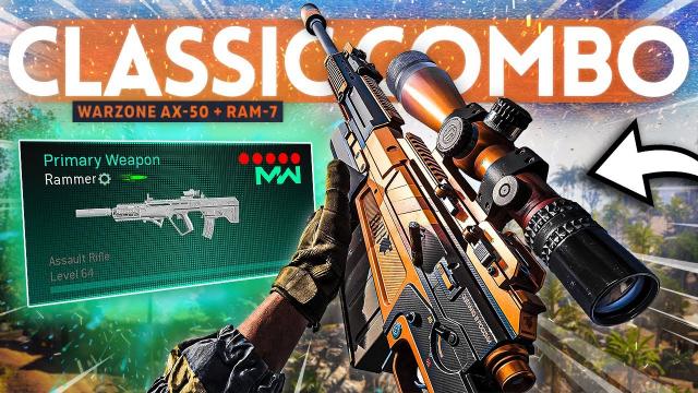 WARZONE: This RAM-7 + AX-50 Loadout is DEADLY POWERFUL! (Best Class Setup)