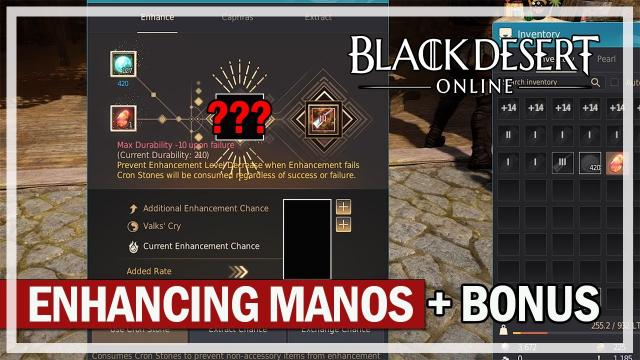 Black Desert Online - Enhancing Manos Tool + Bonus Clips