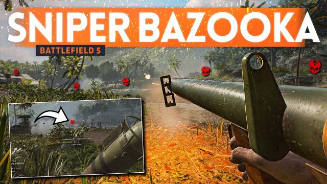 12 Minutes of AWESOME Bazooka Sniper Kills! - Battlefield 5 Solomon Islands Gameplay