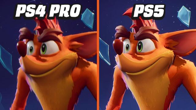 PS5 vs PS4 Pro - Crash Bandicoot 4