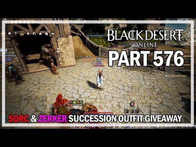 Sorceress & Berserker Outfit Giveaway - Let's Play Part 576 - Black Desert Online