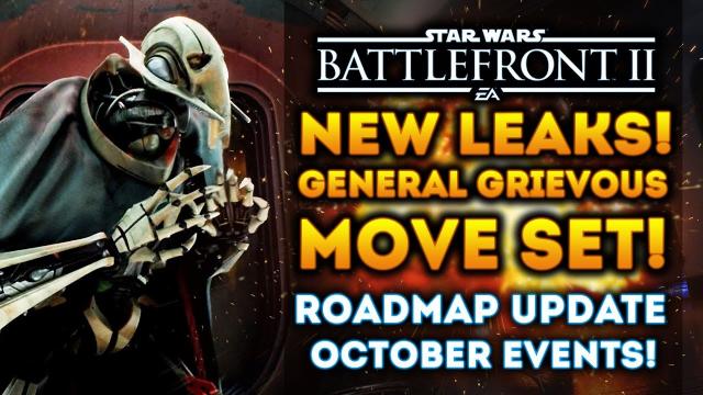 NEW GENERAL GRIEVOUS LEAKS! Move Set, Roadmap V3 Update! Star Wars Battlefront 2 Clone Wars DLC News