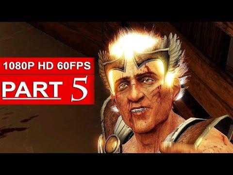 God Of War 3 Remastered Gameplay Walkthrough Part 5 [1080p HD 60FPS] Hermes Boss Fight
