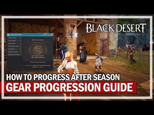 Beginner Gear Progression Guide After Season | Black Desert