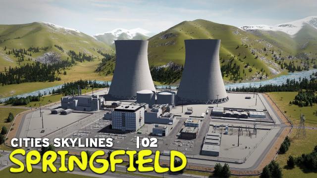 Nuclear Power Plant | Cities Skylines: Springfield 02