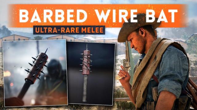 ► BARBED WIRE BAT: DICE Releases SUPER-RARE Melee Weapon! - Battlefield 1 (Holiday Missions)