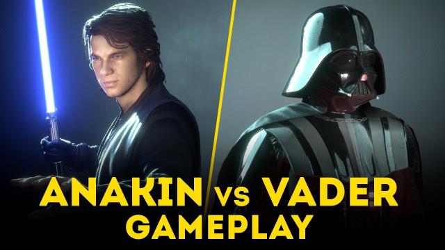 Anakin Skywalker vs Darth Vader Gameplay! - Star Wars Battlefront 2